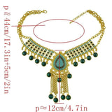 Collier Plastron <br> En Perles - Bijoux-egyptiens.fr