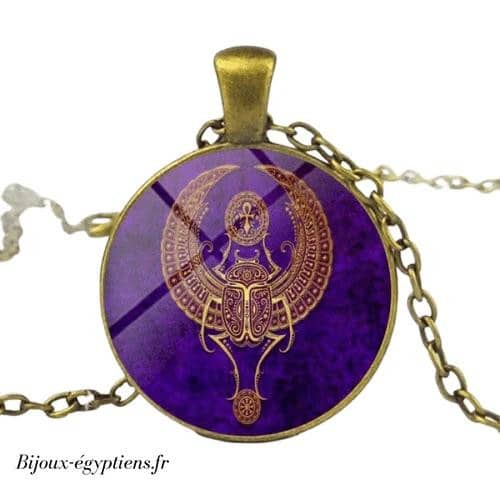 Amulette <br> Scarabée - Bijoux-egyptiens.fr