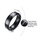 Bague Acier  Homme Ankh - Bijoux-egyptiens.fr