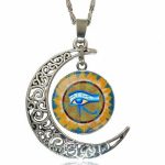 Collier  Pendentif Oeil Argent - Bijoux-egyptiens.fr