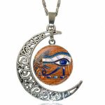 Collier  Pendentif Oeil Argent - Bijoux-egyptiens.fr