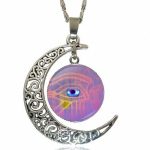 Collier  Pendentif Oeil Argent - Bijoux-egyptiens.fr