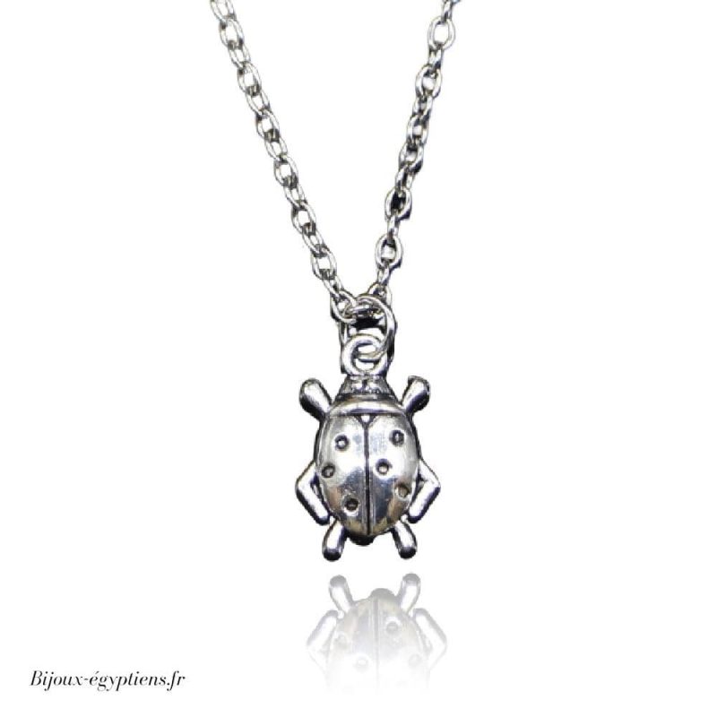 Amulette  Pendentif Scarabée Argent - Bijoux-egyptiens.fr