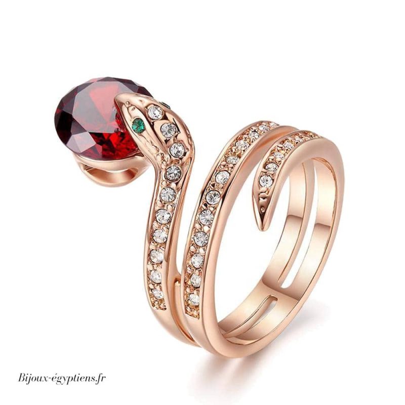 Bague Oeil  de Serpent - Bijoux-egyptiens.fr
