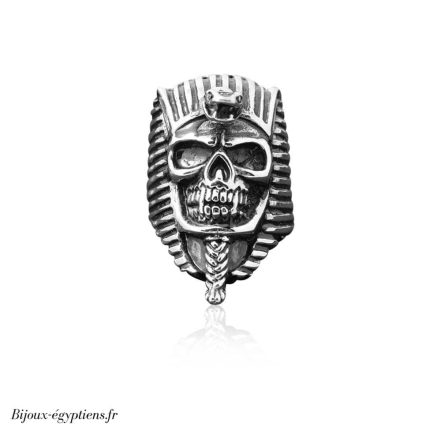 Pendentif Tête De Pharaon En Argent Massif, Bijou égyptien Vintage