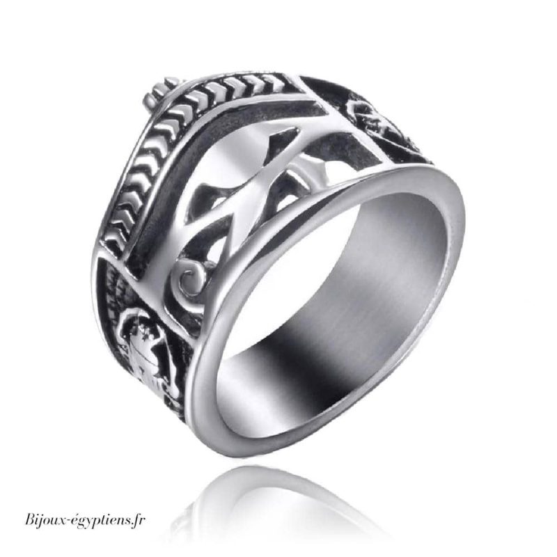Bague  Scarabée Argent - Bijoux-egyptiens.fr
