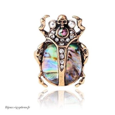 Bague  Scarabée Égyptien - Bijoux-egyptiens.fr