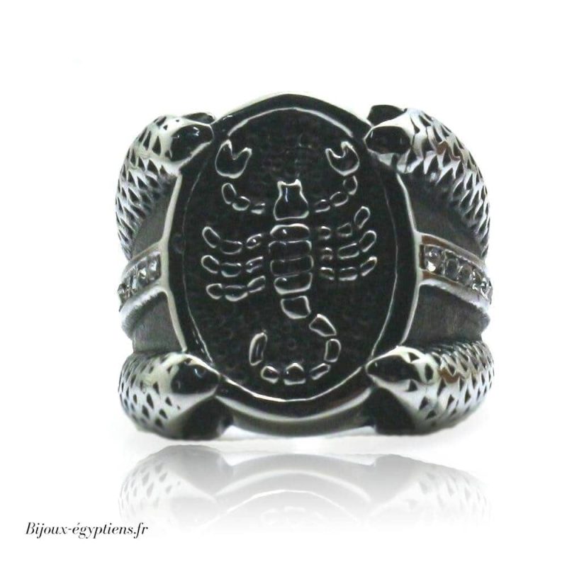 Bague  Scarabée Homme - Bijoux-egyptiens.fr