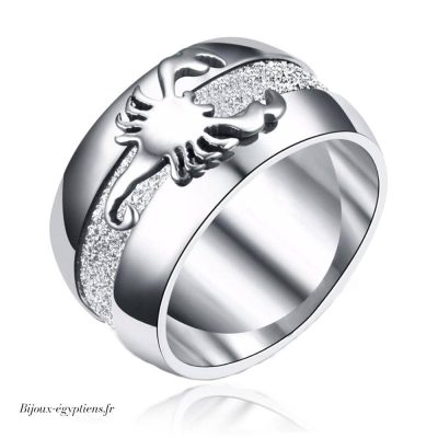 Bague  Scorpion Argent - Bijoux-egyptiens.fr