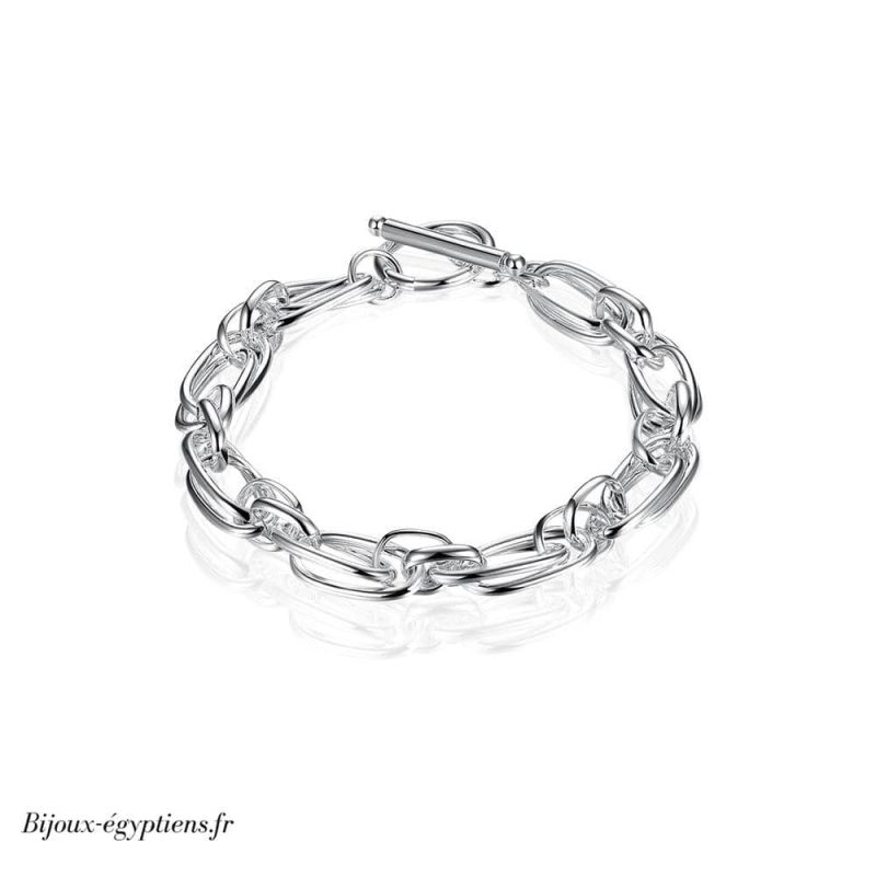 Bracelet Ancien  Argent Massif - Bijoux-egyptiens.fr