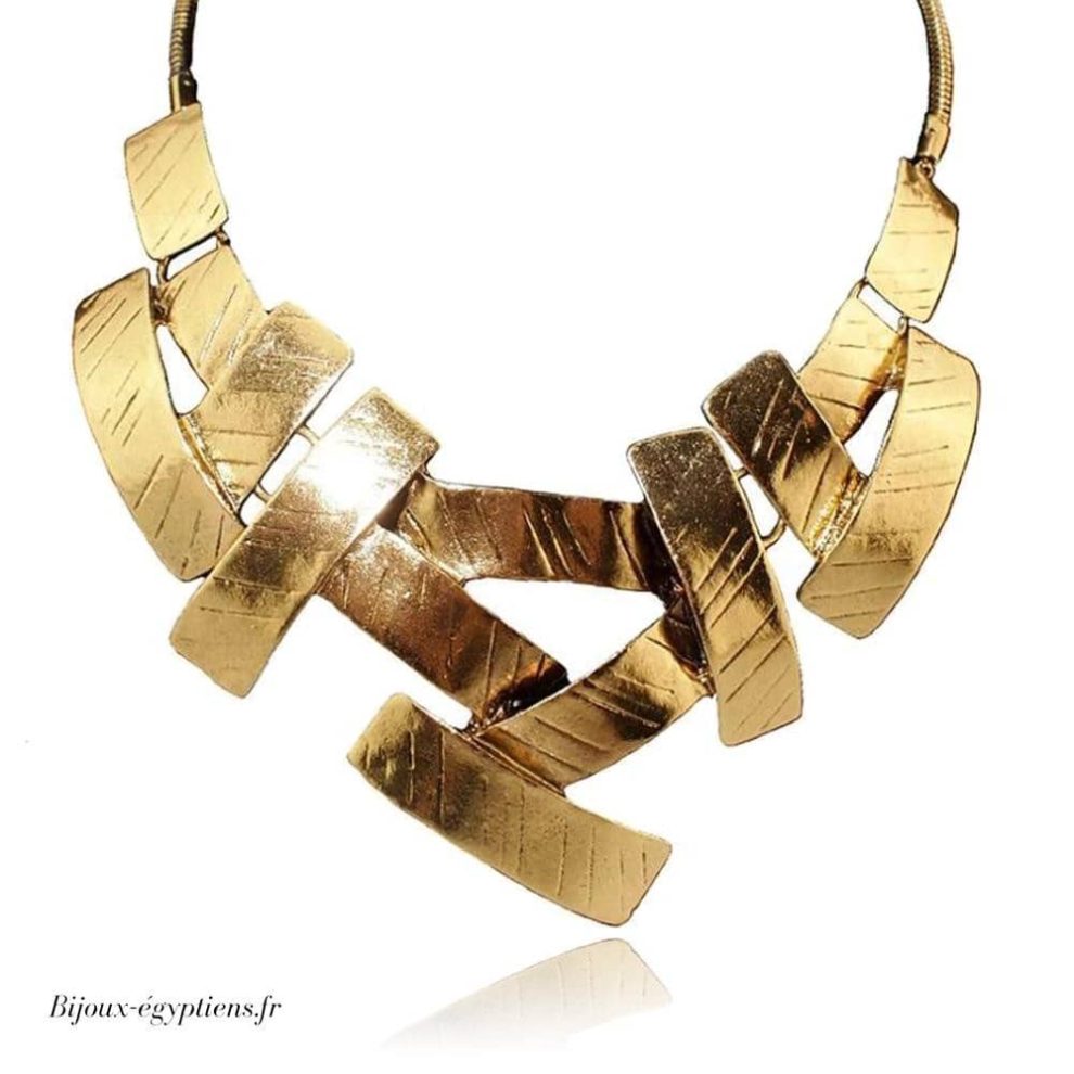 Collier Plastron Vintage Argenté - Bijou Fantaisie Imposant, Semi-rigide, état Impeccable