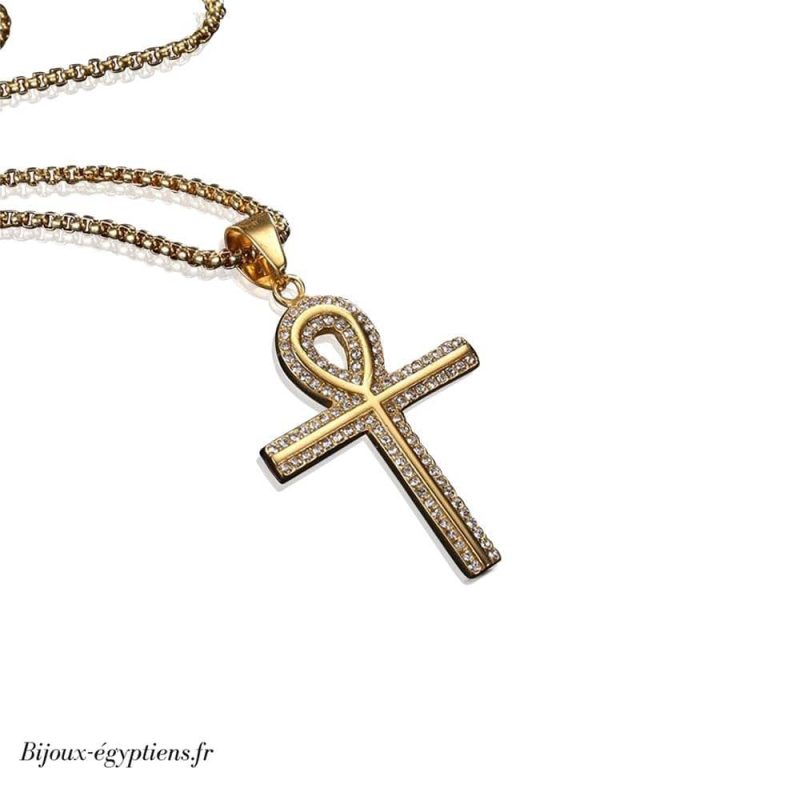 Collier  Bijoux Croix Egyptienne - Bijoux-egyptiens.fr