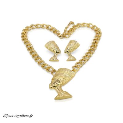 Collier  Bijoux Nefertiti - Bijoux-egyptiens.fr