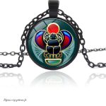 Collier  Bijoux Scarabée - Bijoux-egyptiens.fr