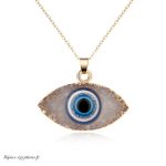 Collier  Oeil Oudjat Pendentif - Bijoux-egyptiens.fr