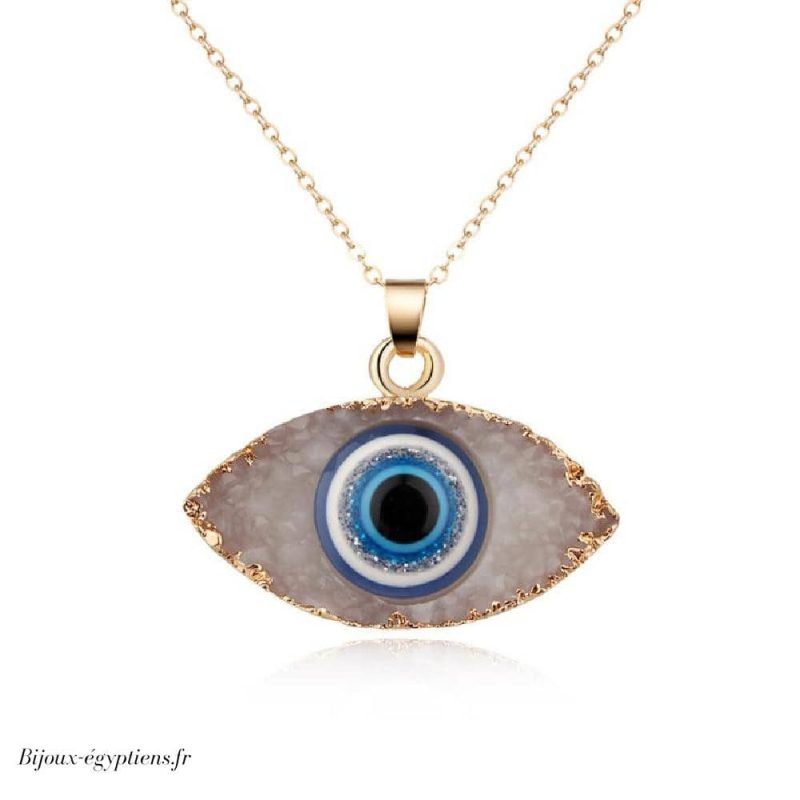 Collier  Oeil Oudjat Pendentif - Bijoux-egyptiens.fr