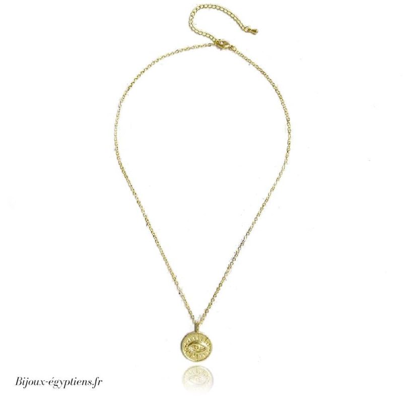 Collier  Oeil Ras de Cou - Bijoux-egyptiens.fr