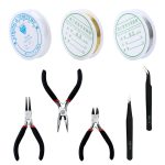 Alloy Accessories Jewelry Findings Set Jewelry Making Tools Copper Wire OpenJump Rings Earring Hook Jewelry Making Supplies Kit