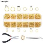 Alloy Accessories Jewelry Findings Set Jewelry Making Tools Copper Wire OpenJump Rings Earring Hook Jewelry Making Supplies Kit