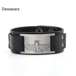 Dawapara Egypt Cleopatra Amulet Cuff Bracelets Vintage Bangle Jewelry Antique Silvery Tone For Men And Women