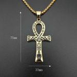 Collier  Pendentif Croix Égyptienne - Bijoux-egyptiens.fr