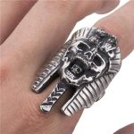 Bague  Tête de Pharaon - Bijoux-egyptiens.fr