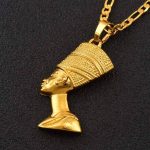 Collier  Pendentif Pharaon Or - Bijoux-egyptiens.fr
