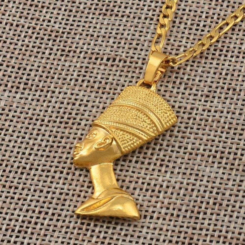 Collier  Pendentif Pharaon Or - Bijoux-egyptiens.fr