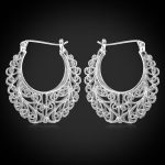 Boucle d’oreille Egyptienne – Thick Hoop Earring For Women Aros Gold Filled Circle Earrings Creole Earrings Vintage / color Maxi Earrings 2016 E6771G