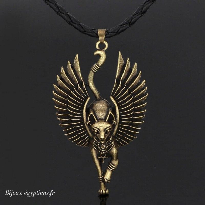 Amulette  Chat Egyptien - Bijoux-egyptiens.fr