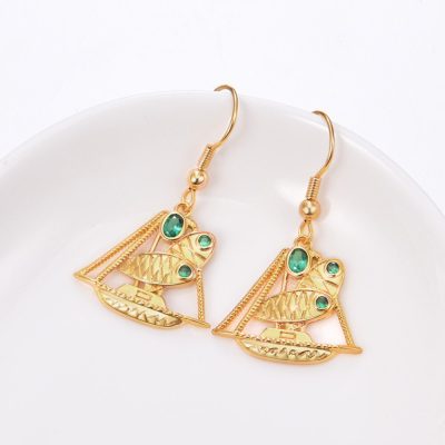 Boucle d’oreille Poisson Egyptien