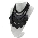Collier Plastron  Noir - Bijoux-egyptiens.fr