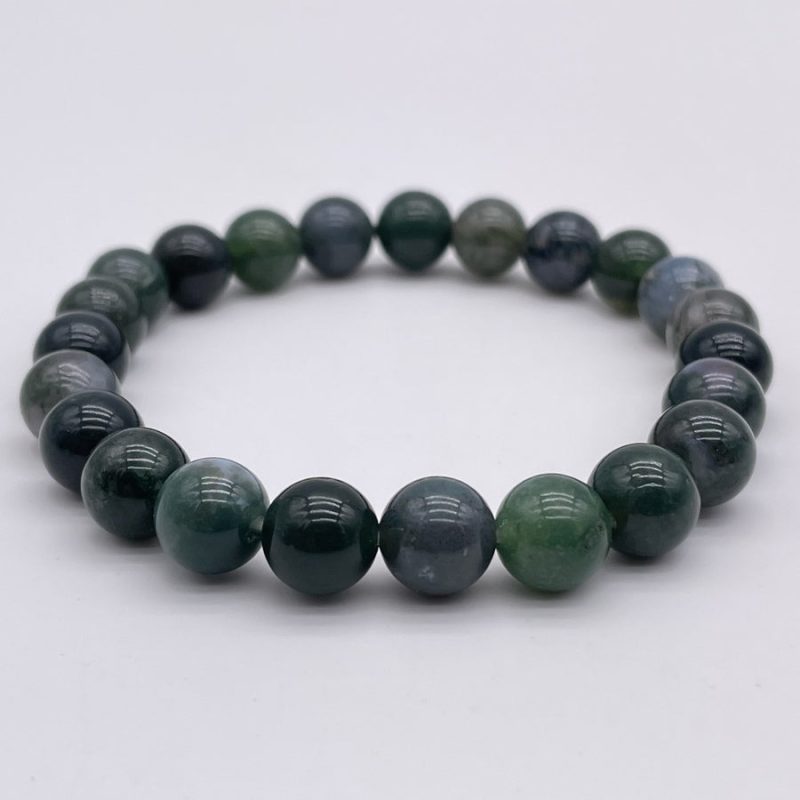Bracelet Agate Mousse « Joie de Vivre »