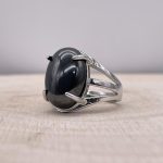 Bague Hématite « Harmonisation » – Ajustable – (Ovale ou Ronde)