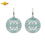 Boucle d’Oreille Égyptienne  Porte Bleue