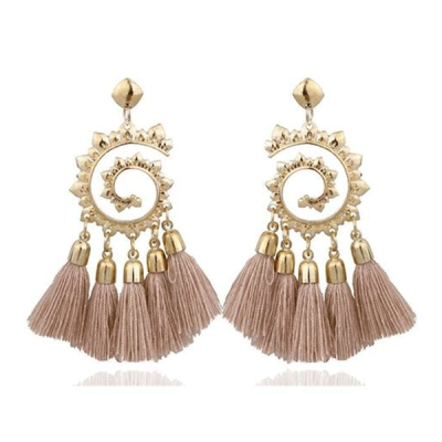 boucle oreille rose