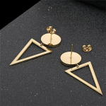 Boucle d’Oreille Égyptienne  Triangle d’Or