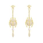 boucle oreille scarabee
