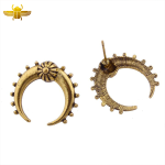 Boucle d’Oreille Égyptienne  Croissant de Lune