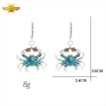 Boucle d’Oreille Égyptienne  Crabe