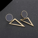 Boucle d’Oreille Égyptienne  Triangle d’Or