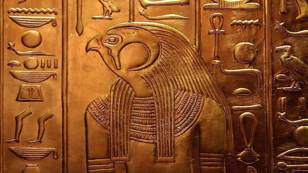 Représentation murale d’Horus