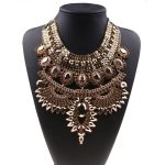 Collier Plastron  Femme Doré - Bijoux-egyptiens.fr