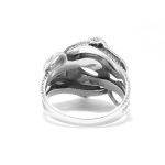 Bague  Double Serpent S925 - Bijoux-egyptiens.fr
