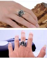 Bague  Double Serpent S925 - Bijoux-egyptiens.fr