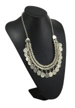 Collier Plastron  Argent - Bijoux-egyptiens.fr
