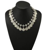 Collier Plastron  Argent - Bijoux-egyptiens.fr