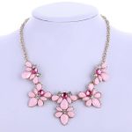 Collier Plastron  Pierres Rose - Bijoux-egyptiens.fr