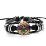 Bracelet Scarabée  Porte Bonheur Noir - Bijoux-egyptiens.fr