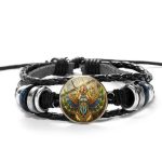 Bracelet Scarabée  Porte Bonheur Noir - Bijoux-egyptiens.fr